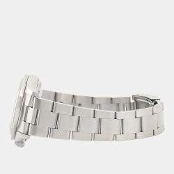 Pre Owned Rolex Date 15210 Automatic Blue Stainless Steel Men's Wristwatch 34mm