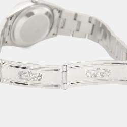 Pre Owned Rolex Date 15210 Automatic Blue Stainless Steel Men's Wristwatch 34mm