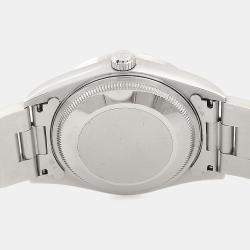 Pre Owned Rolex Date 15210 Automatic Blue Stainless Steel Men's Wristwatch 34mm