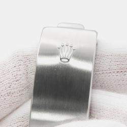 مملوكة مسبقًا ساعة يد رجالية رولكس إير كينج 14000M أوتوماتيكية زرقاء ستانلس ستيل 34 مم