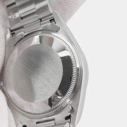 مملوكة مسبق ًا ساعة يد رجالية رولكس إير كينج 14000M أوتوماتيكية زرقاء ستانلس ستيل 34 مم