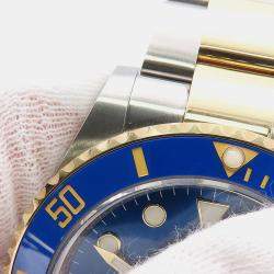مملوكة مسبقًا Rolex Submariner 126613LB Automatic Blue 18k Yellow Gold Stainless Steel Men's Wristwatch 41 mm