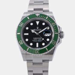 مملوكة مسبقًا Rolex Submariner 126610LV Automatic Black Stainless Steel Men's Wristwatch 41 mm