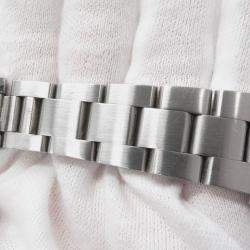 مملوكة مسبقًا Rolex Oyster Perpetual Date 15200 Automatic Black Stainless Steel Men's Wristwatch 34 mm