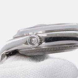 مملوكة مسبقًا Rolex Oyster Perpetual Date 15200 Automatic Black Stainless Steel Men's Wristwatch 34 mm