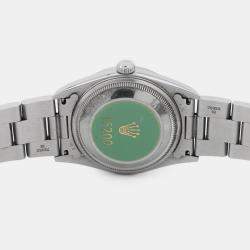 مملوكة مسبقًا Rolex Oyster Perpetual Date 15200 Automatic Black Stainless Steel Men's Wristwatch 34 mm