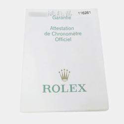 مملوكة مسبقًا ساعة يد رجالية ديت جست 116261 روليكس ستانلس ستيل وذهب وردي عيار 18 بيضاء أوتوماتيك 36 مم