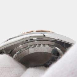 مملوكة مسبقًا ساعة يد رجالية ديت جست 116261 روليكس ستانلس ستيل وذهب وردي عيار 18 بيضاء أوتوماتيك 36 مم