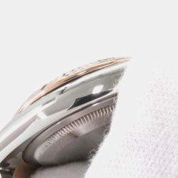 مملوكة مسبقًا ساعة يد رجالية ديت جست 116261 روليكس ستانلس ستيل وذهب وردي عيار 18 بيضاء أوتوماتيك 36 مم