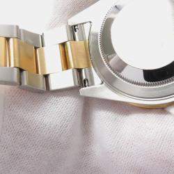 Pre Owned ساعة يد رجالية رولكس جي إم تي ماستر II 16713 أوتوماتيكية ستانلس ستيل ذهب أصفر 18 بني 40 مم