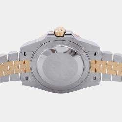 Pre Owned ساعة يد رجالية رولكس GMT-ماستر II 126713GRNR ستانلس ستيل ذهب أصفر عيار 18 أوتوماتيك سوداء 40 مم