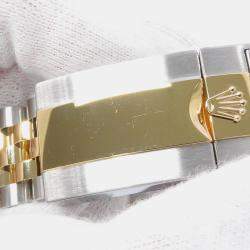 Pre Owned ساعة يد رجالية رولكس GMT-ماستر II 126713GRNR ستانلس ستيل ذهب أصفر عيار 18 أوتوماتيك سوداء 40 مم