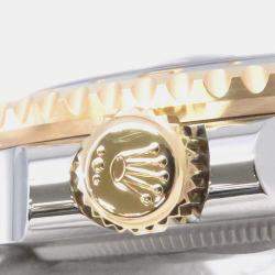 Pre Owned ساعة يد رجالية رولكس GMT-ماستر II 126713GRNR ستانلس ستيل ذهب أصفر عيار 18 أوتوماتيك سوداء 40 مم