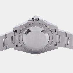 Pre Owned ساعة يد رجالية رولكس جي ام تي ماستر II أوتوماتيك 126720VTNR ستانلس ستيل سوداء 40 مم