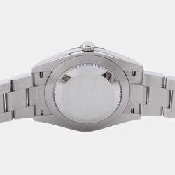 Pre Owned ساعة يد رجالية رولكس أويستر بيربيتوال 124300 خضراء أوتوماتيكية ستانلس ستيل 41 ملم