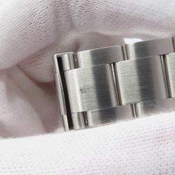 Pre Owned ساعة يد رجالية رولكس أويستر بيربيتوال 124300 خضراء أوتوماتيكية ستانلس ستيل 41 ملم