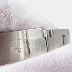 Pre Owned ساعة يد رجالية رولكس أويستر بيربيتوال 124300 خضراء أوتوماتيكية ستانلس ستيل 41 ملم