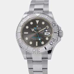 Pre Owned Rolex Yacht-Master 126622 Automatic Grey Stainless Steel Men's Wristwatch 40 mm