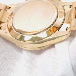 Pre Owned Rolex Cosmograph Daytona 116528 Automatic Black 18k Yellow Gold Men's Wristwatch 40 mm