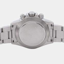 Pre Owned ساعة يد رجالية رولكس كوزموغراف دايتونا 116500LN أوتوماتيكية ستانلس ستيل سوداء 40 ملم