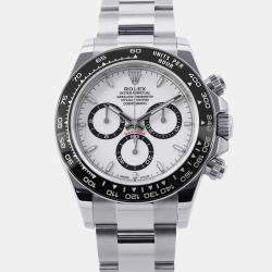 Pre Owned Rolex Cosmograph Daytona 126500LN Automatic White Stainless Steel Men's Wristwatch 40 mm