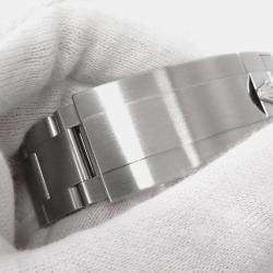 Pre Owned ساعة يد رجالية رولكس سبمارينر 124060 ستانلس ستيل أسود أوتوماتيك 41 مم