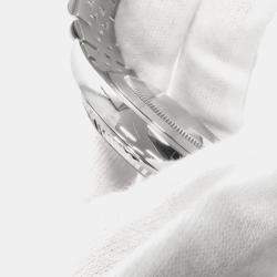 Pre Owned Rolex Datejust 126334 Automatic Green 18k White Gold Stainless Steel Men's Wristwatch 41 mm