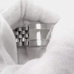 Pre Owned Rolex Datejust 126334 Automatic Green 18k White Gold Stainless Steel Men's Wristwatch 41 mm