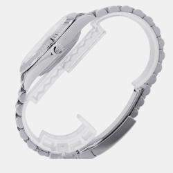 Pre Owned Rolex Datejust 126334 Automatic Green 18k White Gold Stainless Steel Men's Wristwatch 41 mm