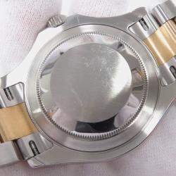 مملوكة مسبقًا Rolex Yacht-Master 16623NC Automatic Black Shell 18k Yellow Gold Stainless Steel Men's Wristwatch 40 mm