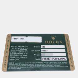 مملوكة مسبقًا Rolex Yacht-Master 16623NC Automatic Black Shell 18k Yellow Gold Stainless Steel Men's Wristwatch 40 mm