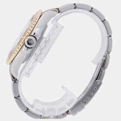 مملوكة مسبقًا Rolex Yacht-Master 16623NC Automatic Black Shell 18k Yellow Gold Stainless Steel Men's Wristwatch 40 mm