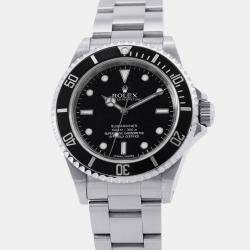 Pre Owned Rolex Submariner 14060M Automatic Black Stainless Steel Men's Wristwatch 40 mm