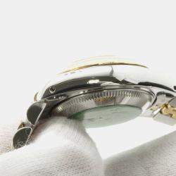 مملوكة مسبقًا ساعة يد رجالية رولكس ديت جست 69173 أوتوماتيك بيضاء ذهب أصفر عيار 18 ستانلس ستيل 26 مم