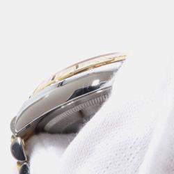 Pre Owned Rolex Datejust 126233G Automatic Black 18K Yellow Gold Stainless Steel Men's Wristwatch 36 mm