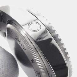 Pre Owned ساعة يد رجالية رولكس سي دويلر ديب سي 126660 أوتوماتيك ستانلس ستيل زرقاء 44 مم