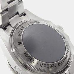 Pre Owned ساعة يد رجالية رولكس سي دويلر ديب سي 126660 أوتوماتيك ستانلس ستيل زرقاء 44 مم