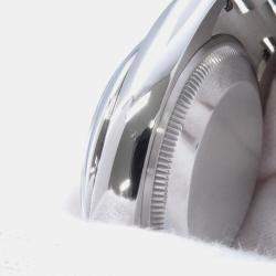 Pre Owned Rolex Oyster Perpetual 115200 Automatic Silver Stainless Steel Men's Wristwatch 34 mm