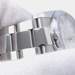 Pre Owned Rolex Oyster Perpetual 115200 Automatic Silver Stainless Steel Men's Wristwatch 34 mm