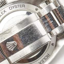 Pre Owned ساعة يد رجالية رولكس ميلغوس M116400GV-0001 قرص أسود أويسترسال 40 مم