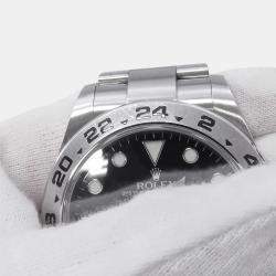 Pre Owned Rolex Explorer II 216570 Automatic Black Stainless Steel Men's Wristwatch 42 mm