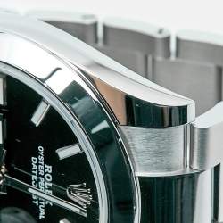 Pre Owned Rolex Datejust M126300-0011 Black Dial Oystersteel Men's Wristwatch 41 mm