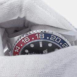 مملوكة مسبقًا Rolex GMT-Master II126710BLRO Black Stainless Steel Automatic Men's Wristwatch 40mm