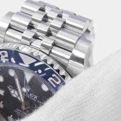 مملوكة مسبقًا Rolex GMT-Master II126710BLRO Black Stainless Steel Automatic Men's Wristwatch 40mm