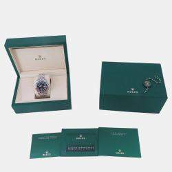 مملوكة مسبقًا Rolex GMT-Master II126710BLRO Black Stainless Steel Automatic Men's Wristwatch 40mm