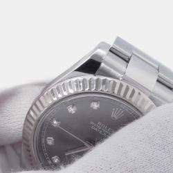 مملوكة مسبقًا Rolex Datejust 116334 Grey Stainless Steel Automatic Men's Wristwatch 41mm