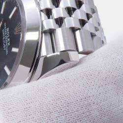 مملوكة مسبقًا Rolex Datejust 126300 Blue Stainless Steel Automatic Men's Wristwatch 41mm