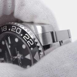 Pre Owned Rolex GMT-Master II 116710LN Black Stainless Steel Automatic Men's Wristwatch 40mm