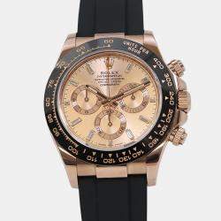 مملوكة مسبقًا Rolex Cosmograph Daytona 116515LNA Gold Rose Gold Automatic Men's Wristwatch 40mm
