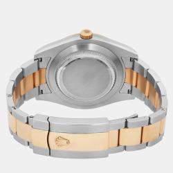 Pre Owned Rolex Datejust II 116333 White Yellow Gold, Stainless Steel Automatic Men's Wristwatch 41mm